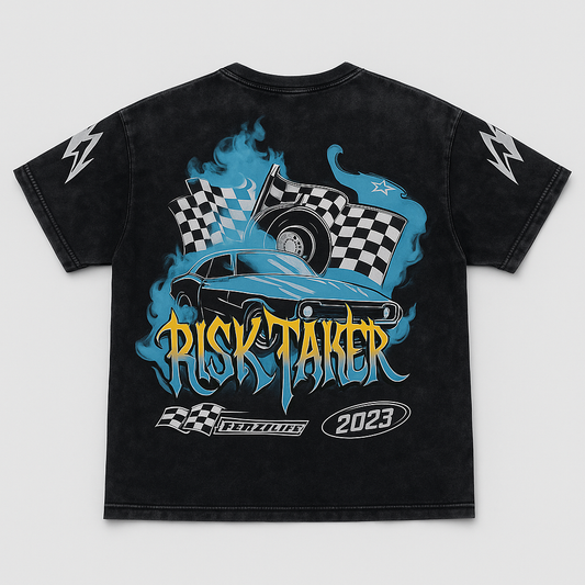 Acid Wash Racing Tee